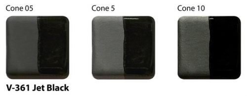 AMACO Velvet Underglaze V-361 - Jet Black - 1 pint
